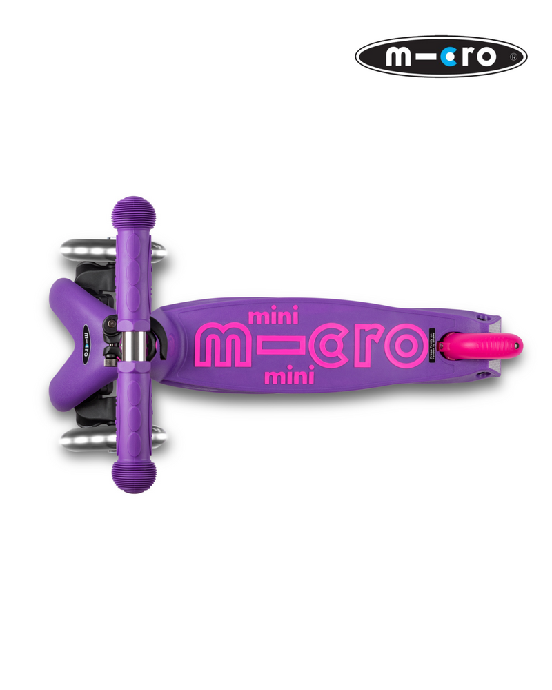 Scooter MMD173 Mini Micro Deluxe LED Purple Pink Niña Pequeña