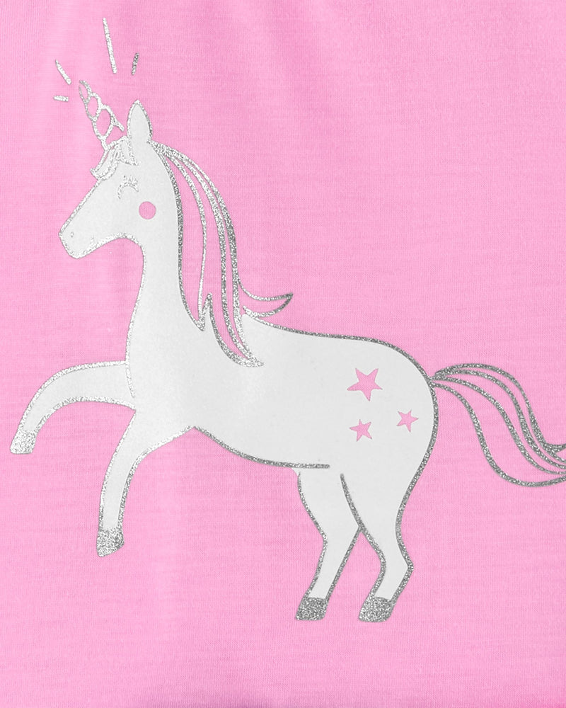 Set 3 piezas pijama holgado unicornio niña pequeña Carters