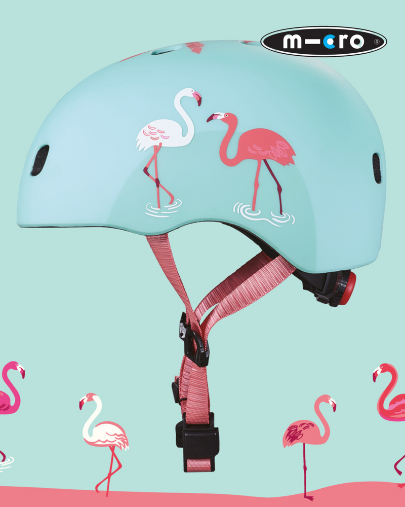 Casco AC2123BX Micro PC Helmet Flamingo Niña