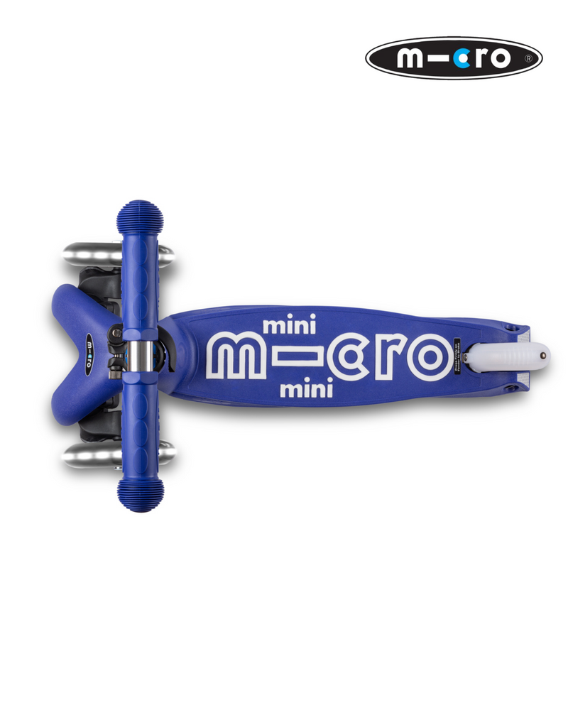 Scooter MMD176 Mini Micro Deluxe LED Blue White Niño Pequeño
