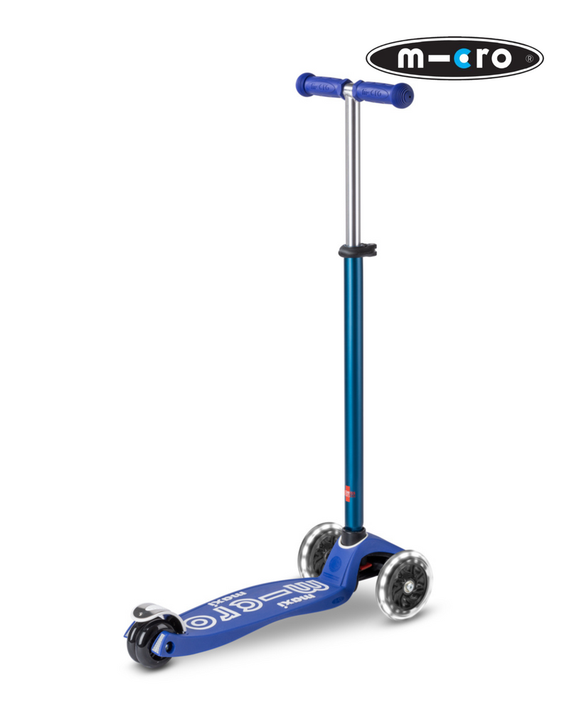 Scooter MMD132 Maxi Micro Deluxe LED Blue White Niño