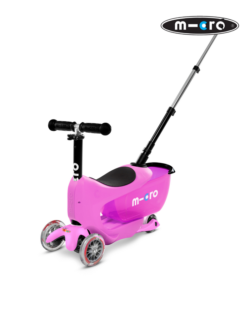 Scooter MMD033 Micro Mini2Go Deluxe Plus Pink Niña Pequeña
