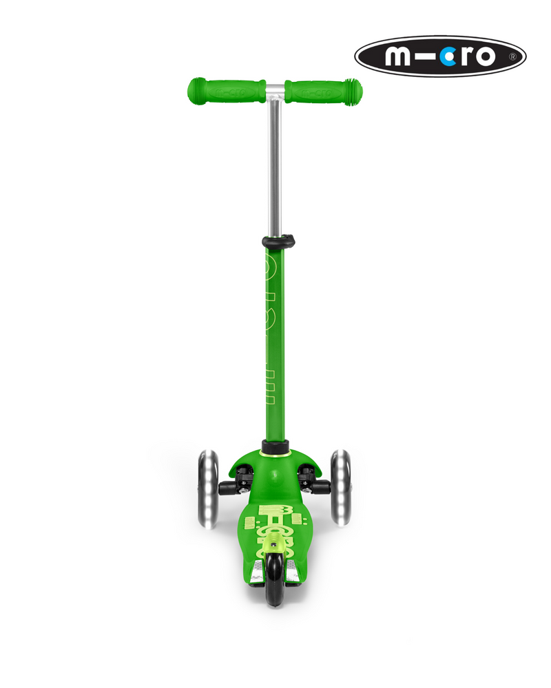 Scooter MMD051 Mini Micro Deluxe LED Green Niño-Niña Toddler