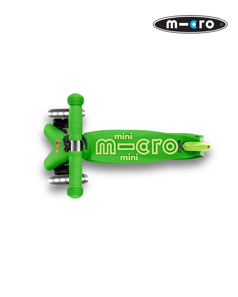 Scooter MMD051 Mini Micro Deluxe LED Green Niño-Niña Toddler