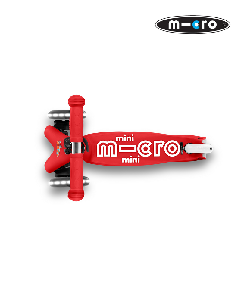 Scooter MMD052 Mini Micro Deluxe LED Red Niño-Niña Toddler