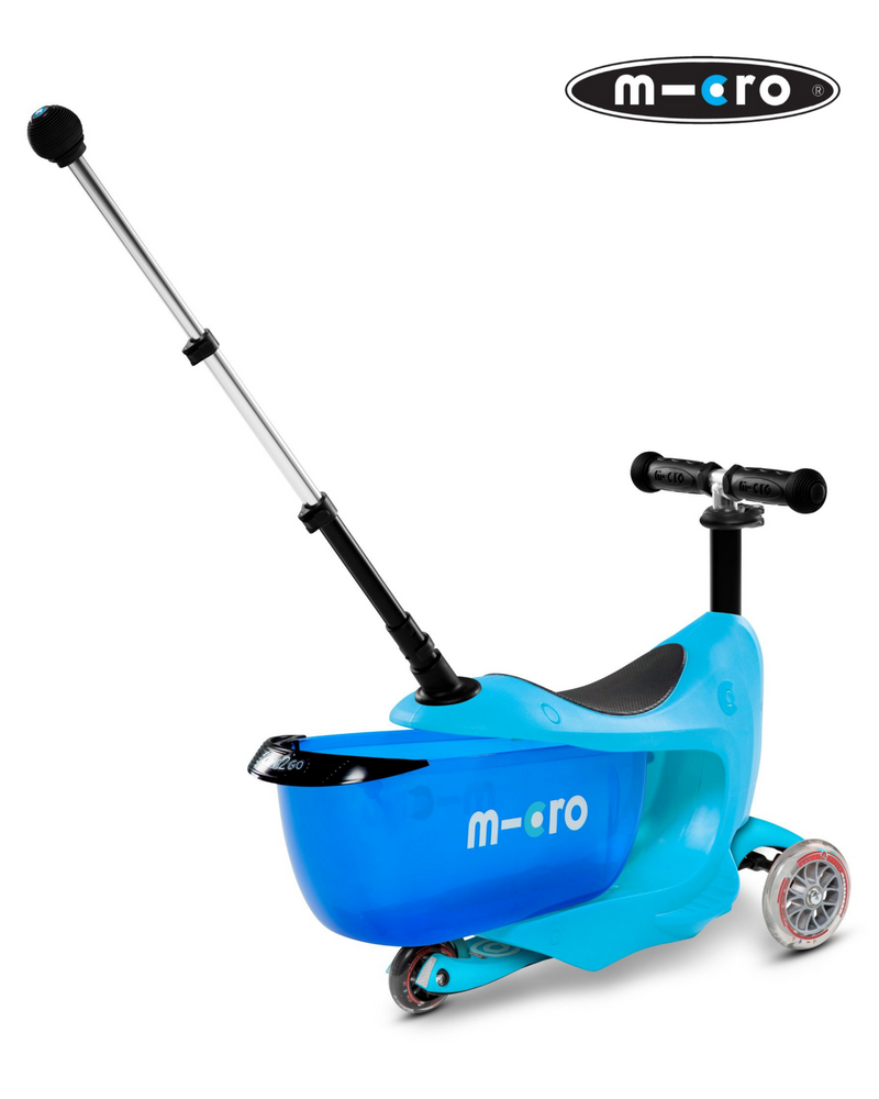 Scooter MMD034 Micro Mini2Go Deluxe Plus Blue Niño Pequeño